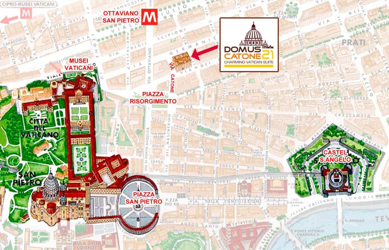 Domus Catone Apartment Rome Bagian luar foto